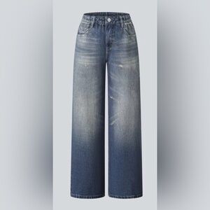 Halara Flex Denim Print French Terry Sweatpants Jean